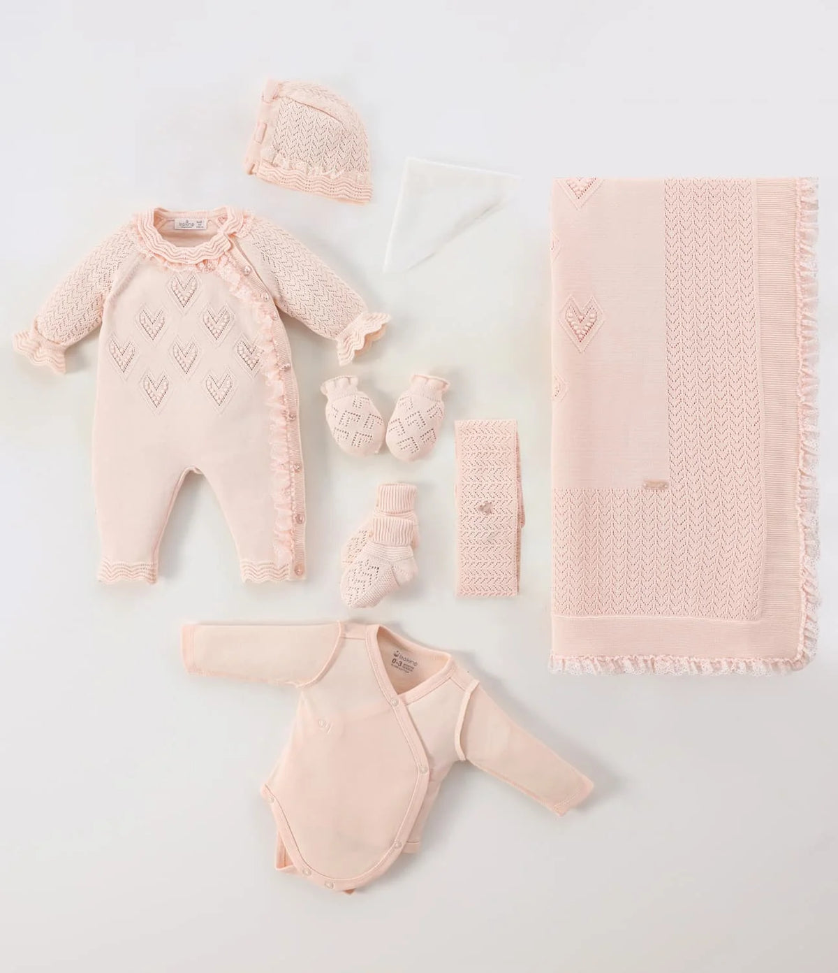 Baby Girl Newborn Set Of 7 Pieces