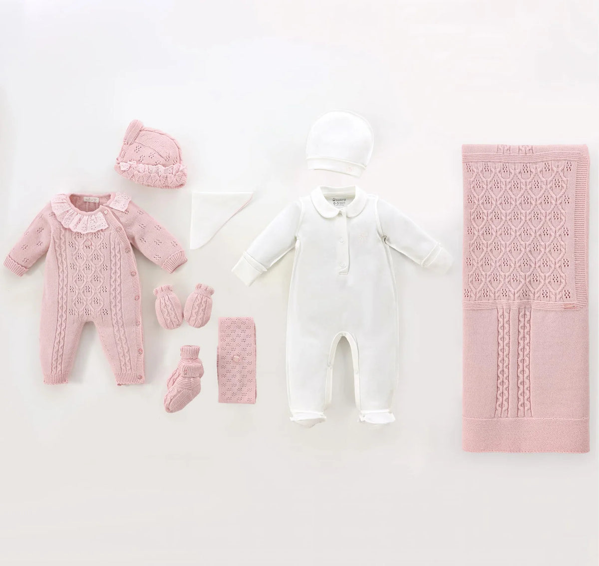 Baby Girl Newborn Set Of 8 Pieces