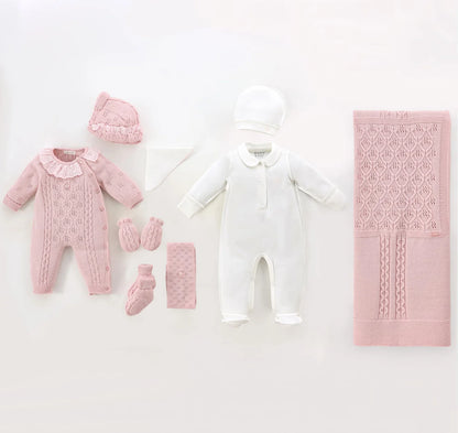 Baby Girl Newborn Set Of 8 Pieces