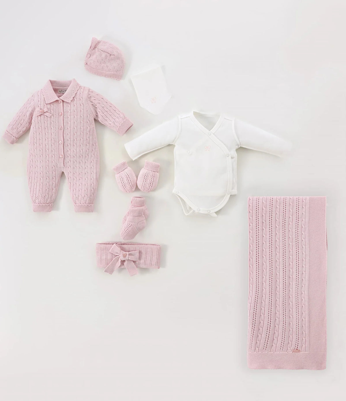 Baby Gril Newborn Set Of 8 Pieces