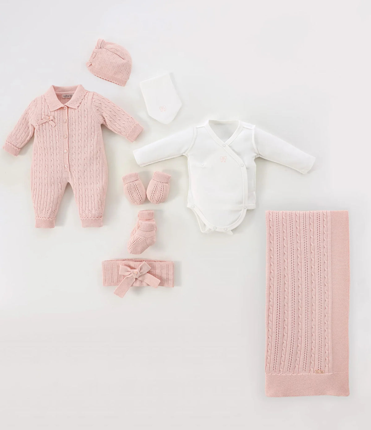 Baby Gril Newborn Set Of 8 Pieces