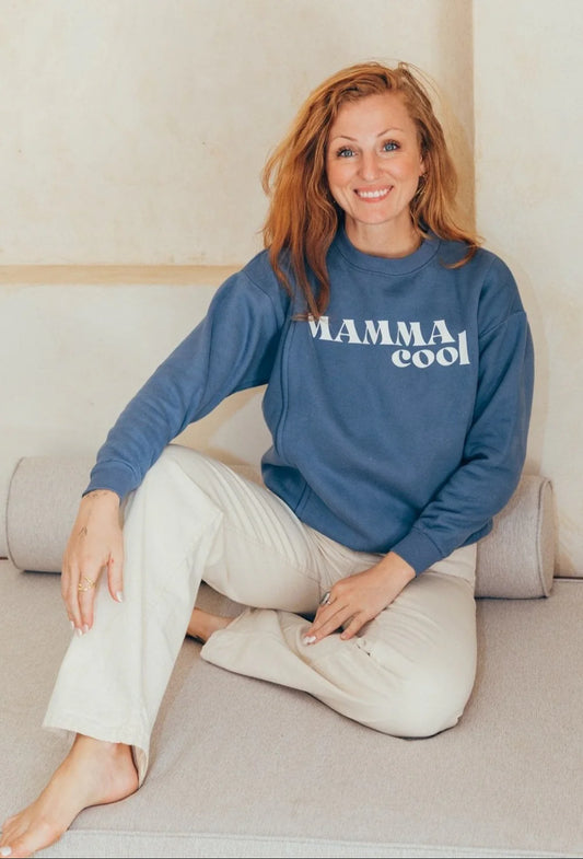 Sudadera azul mamma club