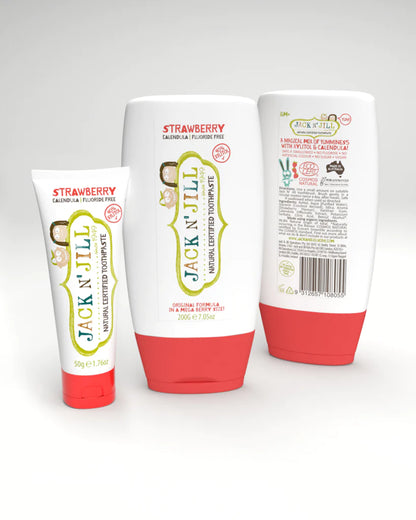 Mega Berry Natural Certified Toothpaste Strawberry 200g