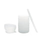 Silicone Straw Cup with Lid: Gray