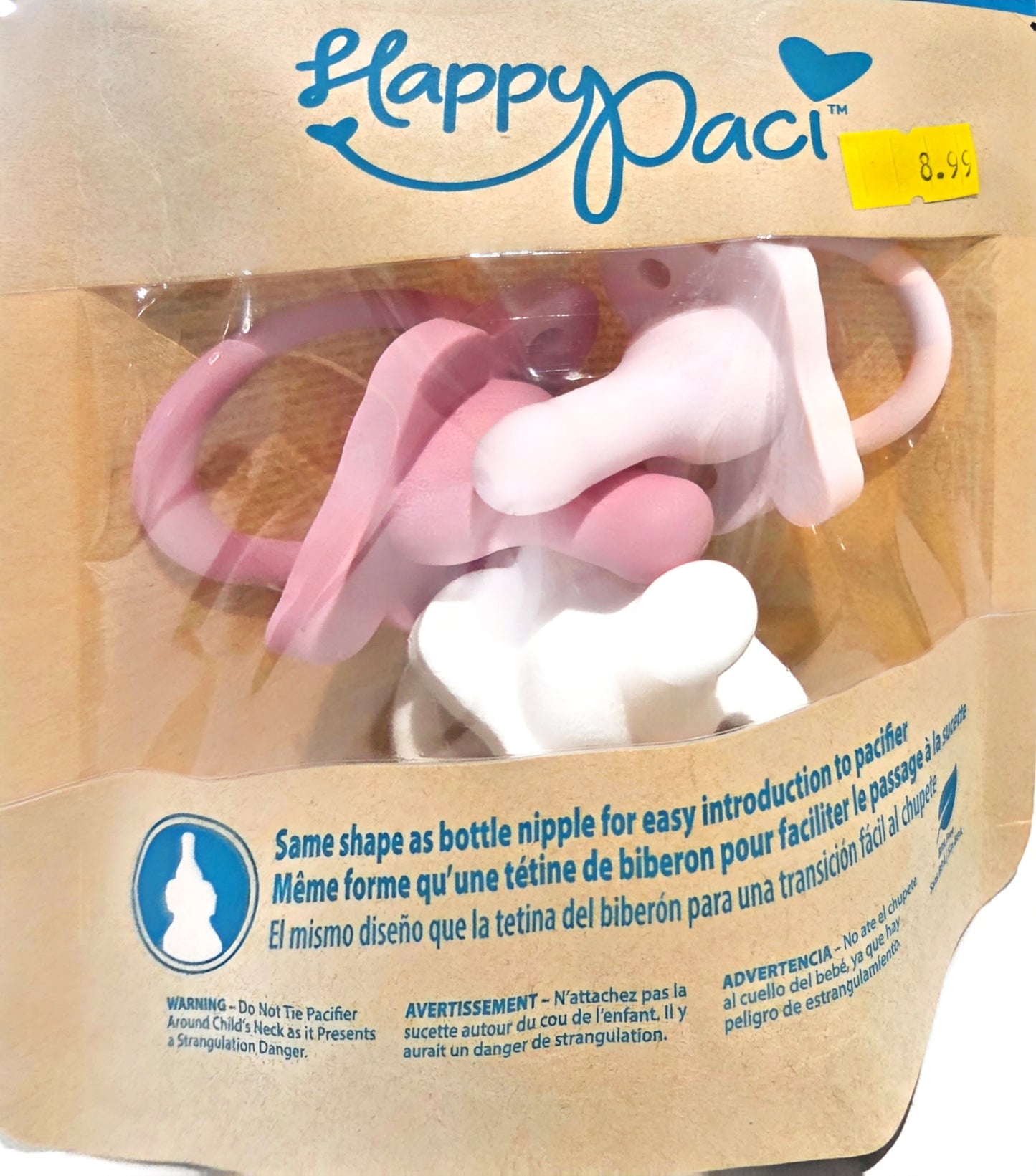 Chupete de Silicona Dr. Brown's HappyPaci™ — 3 Pieza