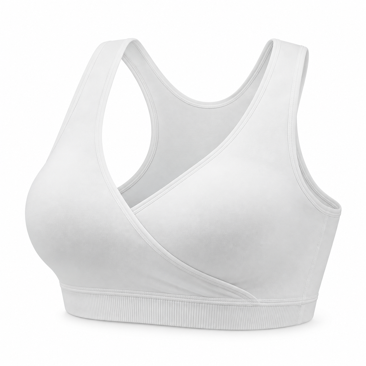 Bra de lactancia estilo deportivo con frente cruzado