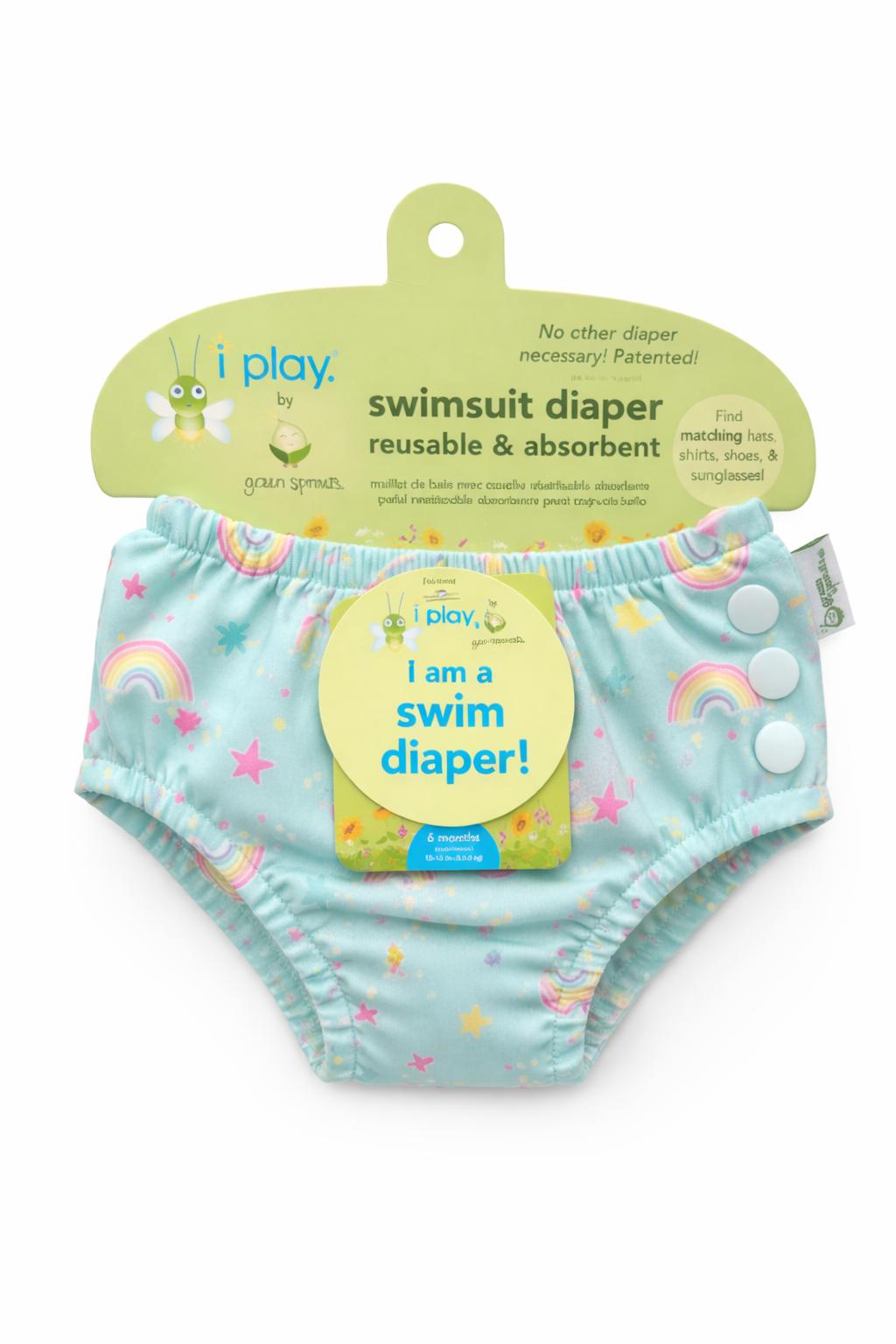 Pañal de Natación iPlay® Reutilizable y Absorbente