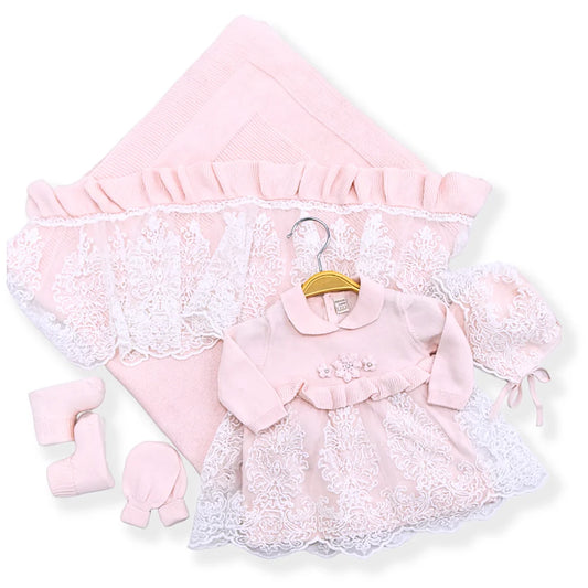 Baby Girl Newborn 5 Pieces Set