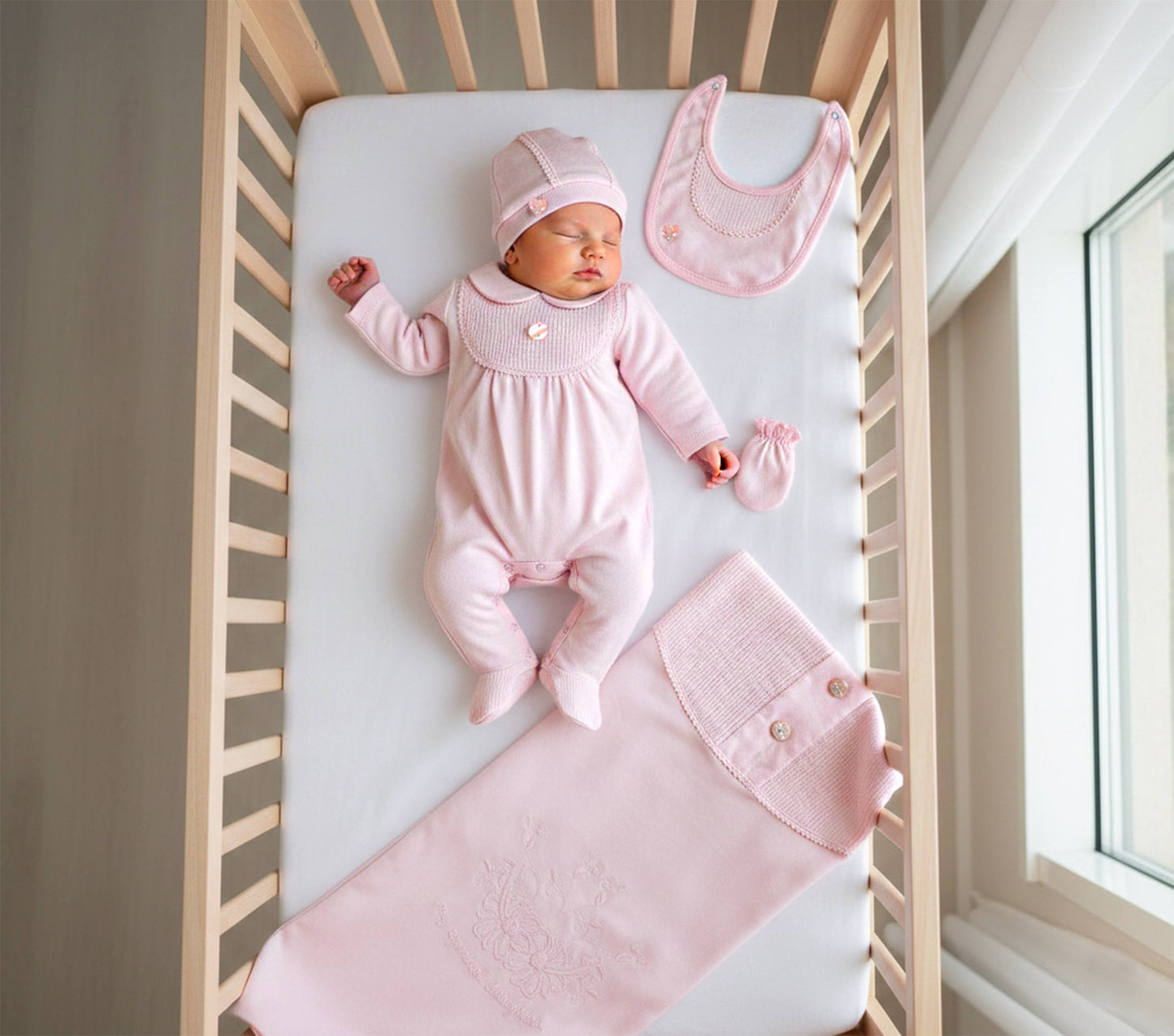 Baby Girl Newborn Set Of 9 Pieces
