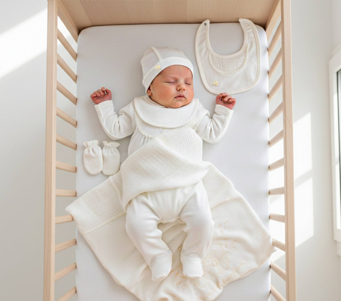 Baby Girl Newborn Set Of 9 Pieces