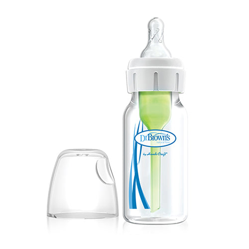 Natural Flow Anti-Colic Options+ Narrow Baby Bottles 4 oz